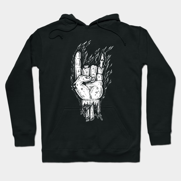 Night of the Living Death Metal Hoodie by BradAlbright